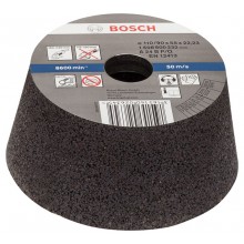 BOSCH Schleiftopf, konisch-Metall/Guss 90 mm, 110 mm, 55 mm, 24 1608600232
